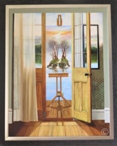 Across the Threshold and Beyond Original Painting