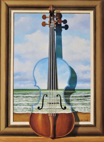Repertoire for Violin Original Painting