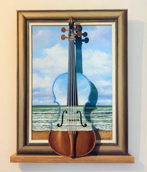 Repetoire for Violin Original Painting